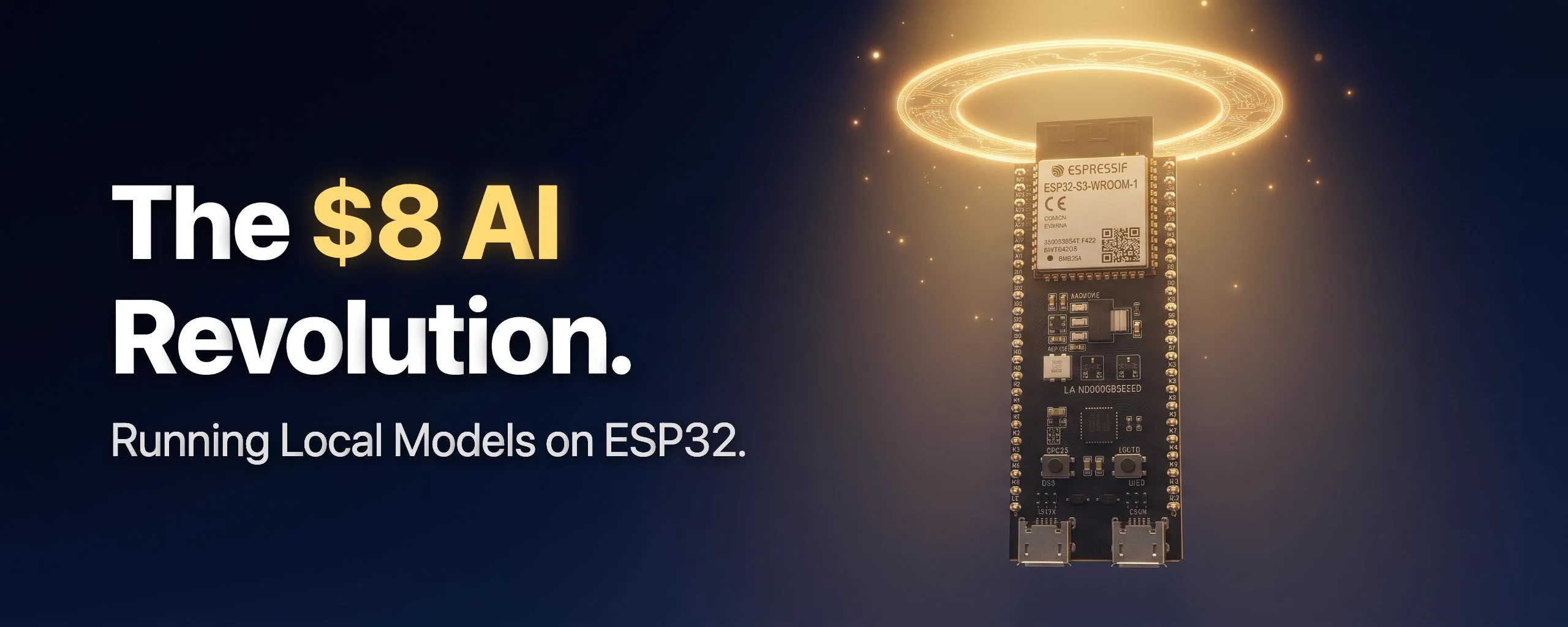 ard (@ardchain) — finally! local AI is accessible to everyone. we replaced our massive smart home server with a single $8 ESP32-